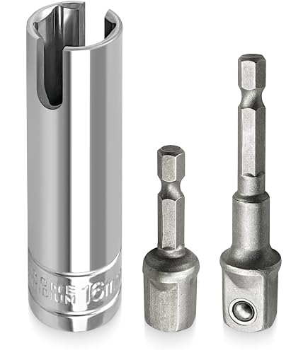 Stainless Steel Scissor Jack Slotted Drill kit with 2 Adapter and